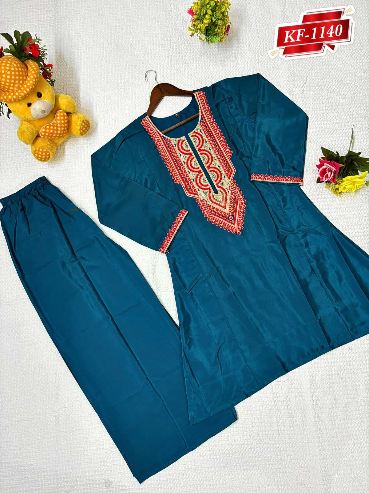 Crepe Embroidery Suit
