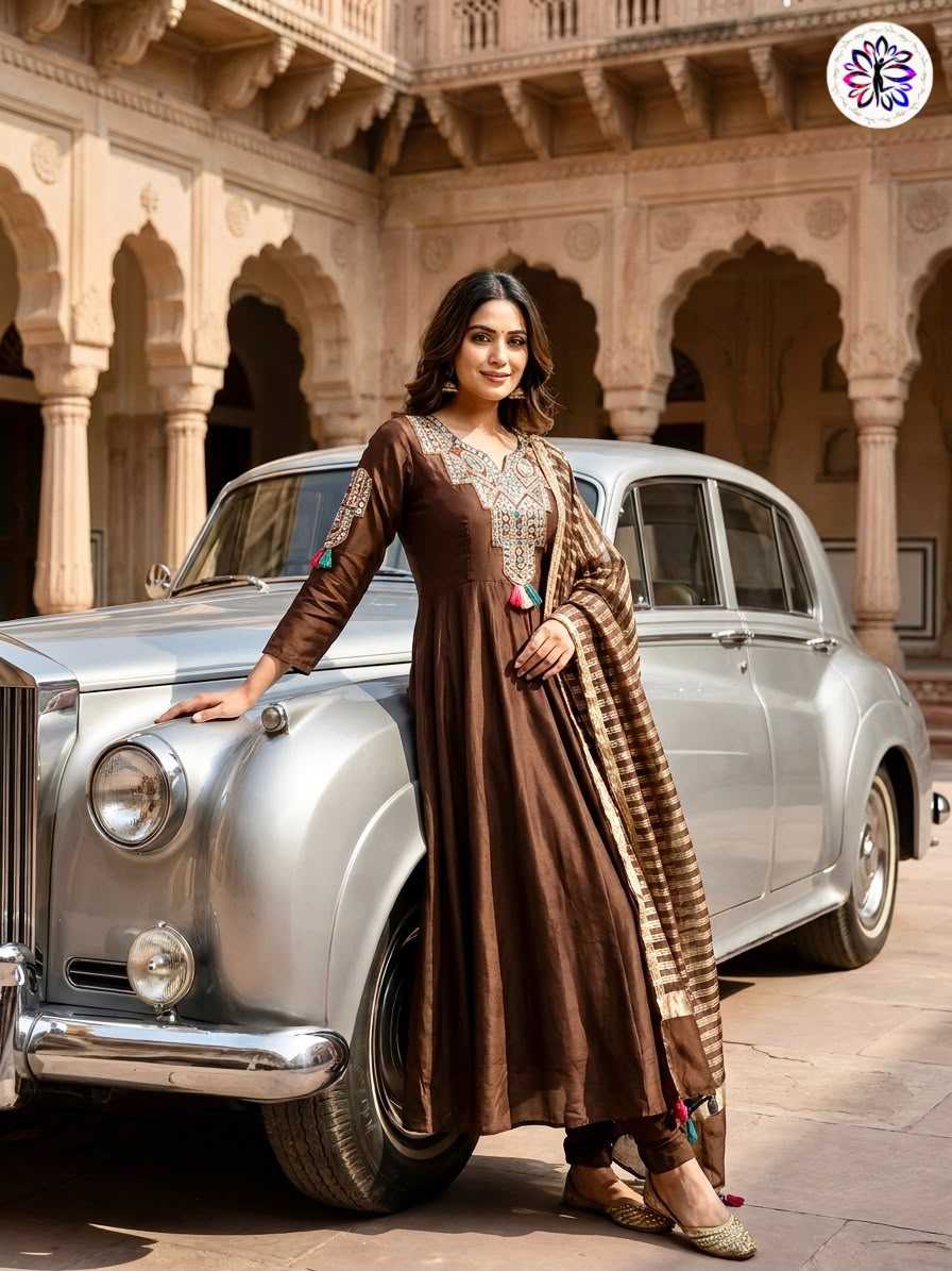 Chanderi Soft Ladies Suit