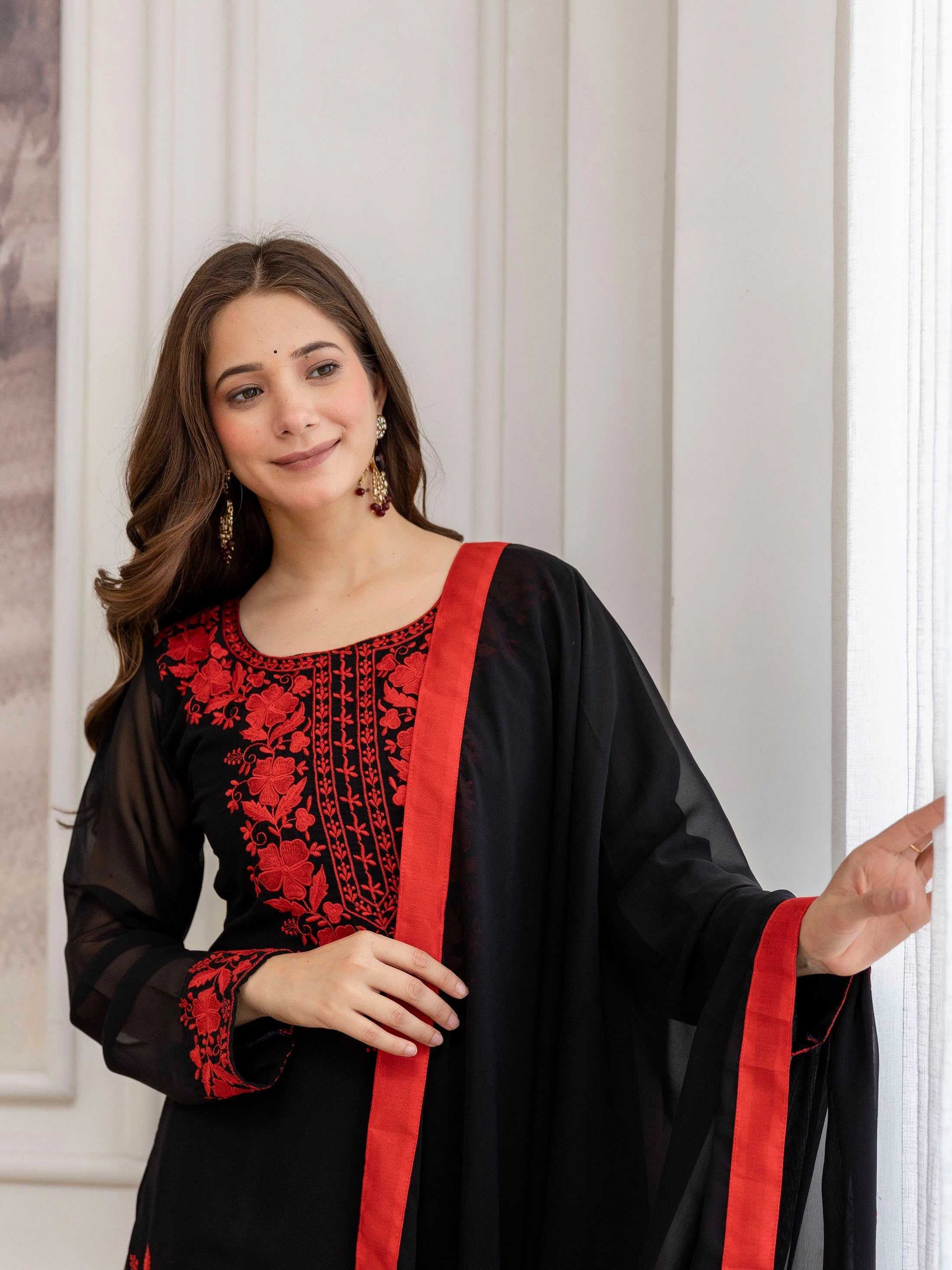 Georgette Embroidery Suit