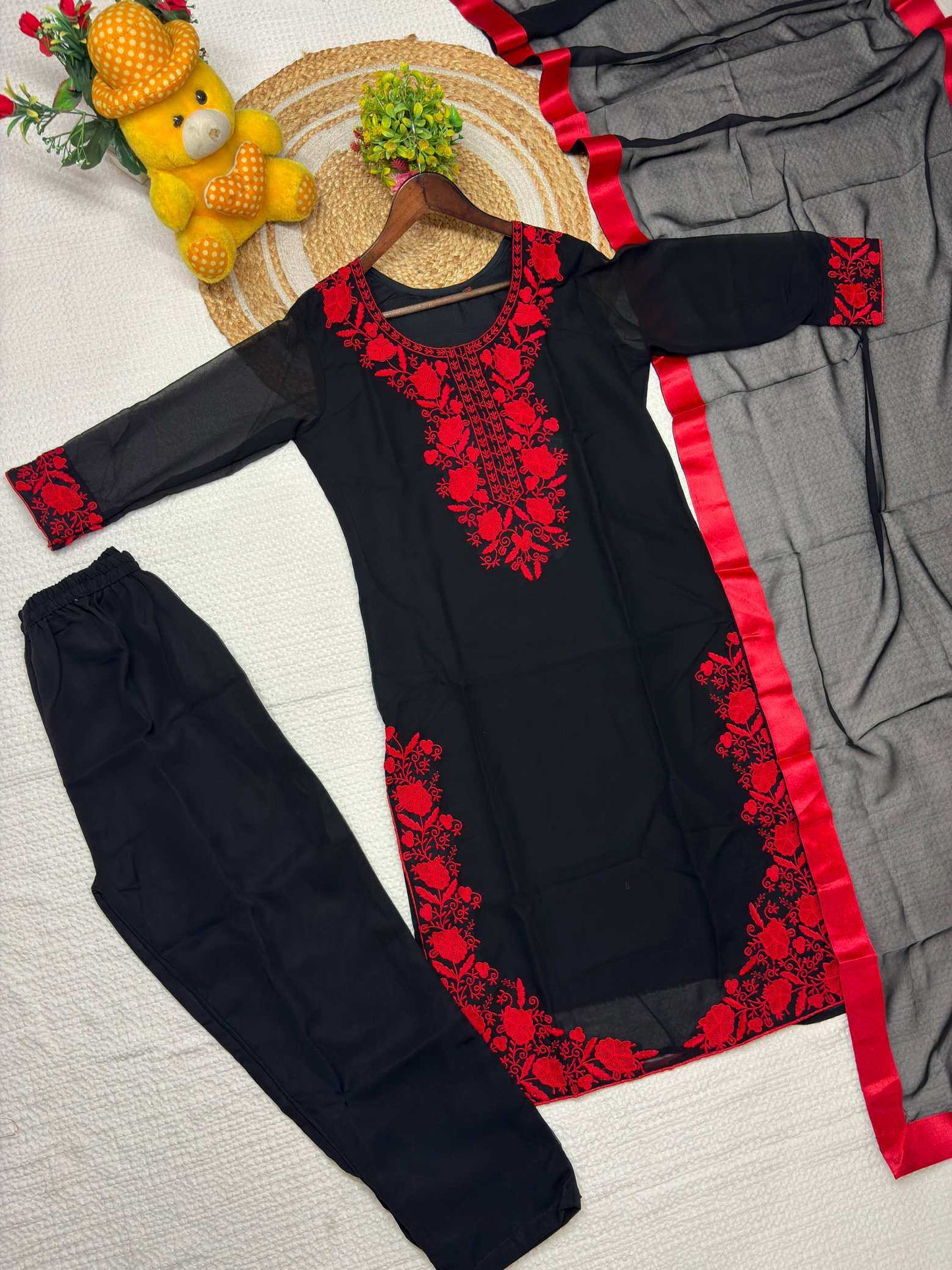 Georgette Embroidery Suit