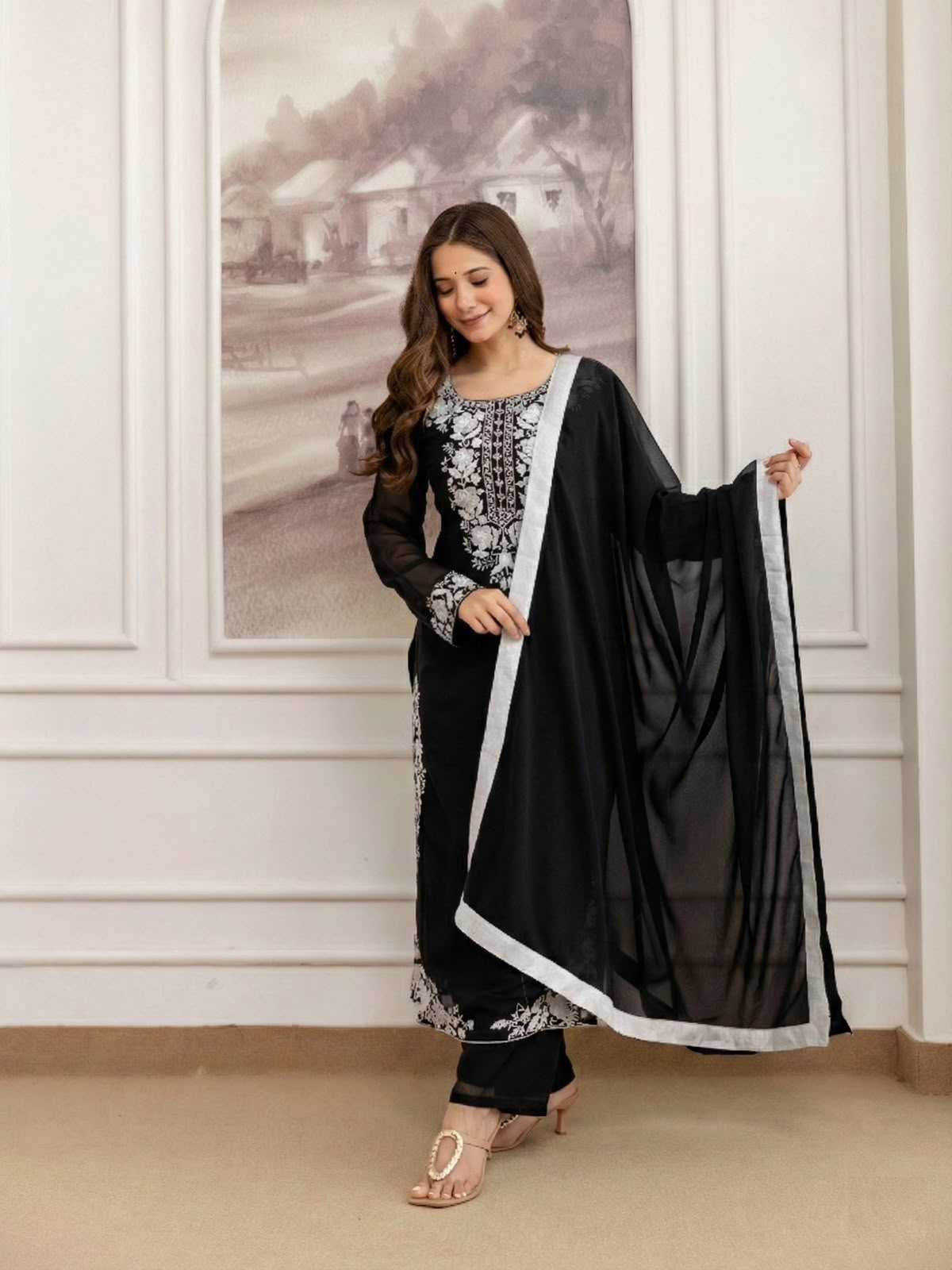 Georgette Embroidery Suit