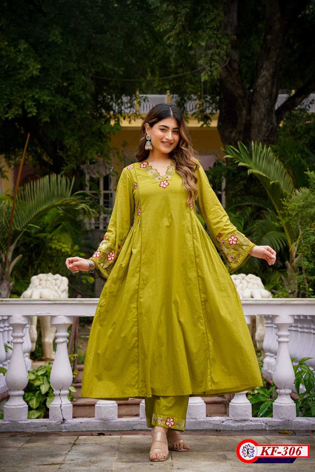 Chanderi Soft Embroidery Suit
