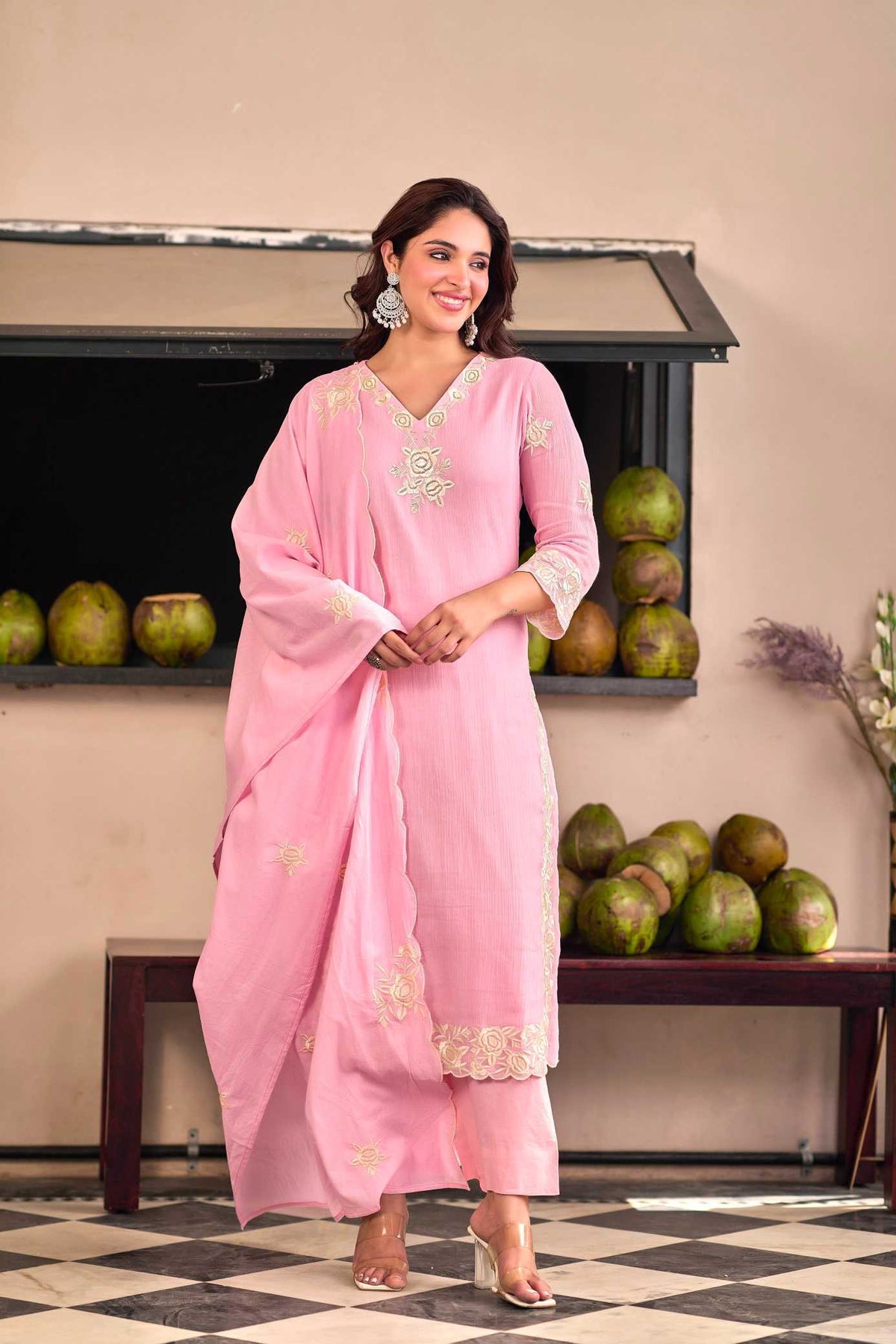 Chinon Embroidery Suit