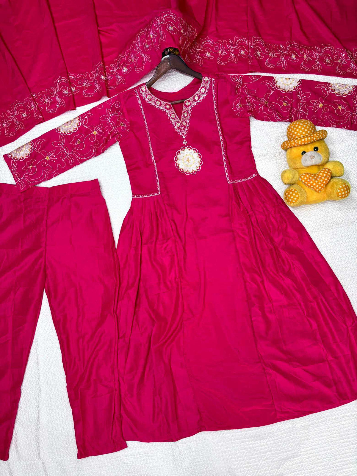 Muslin Embroidery Suit