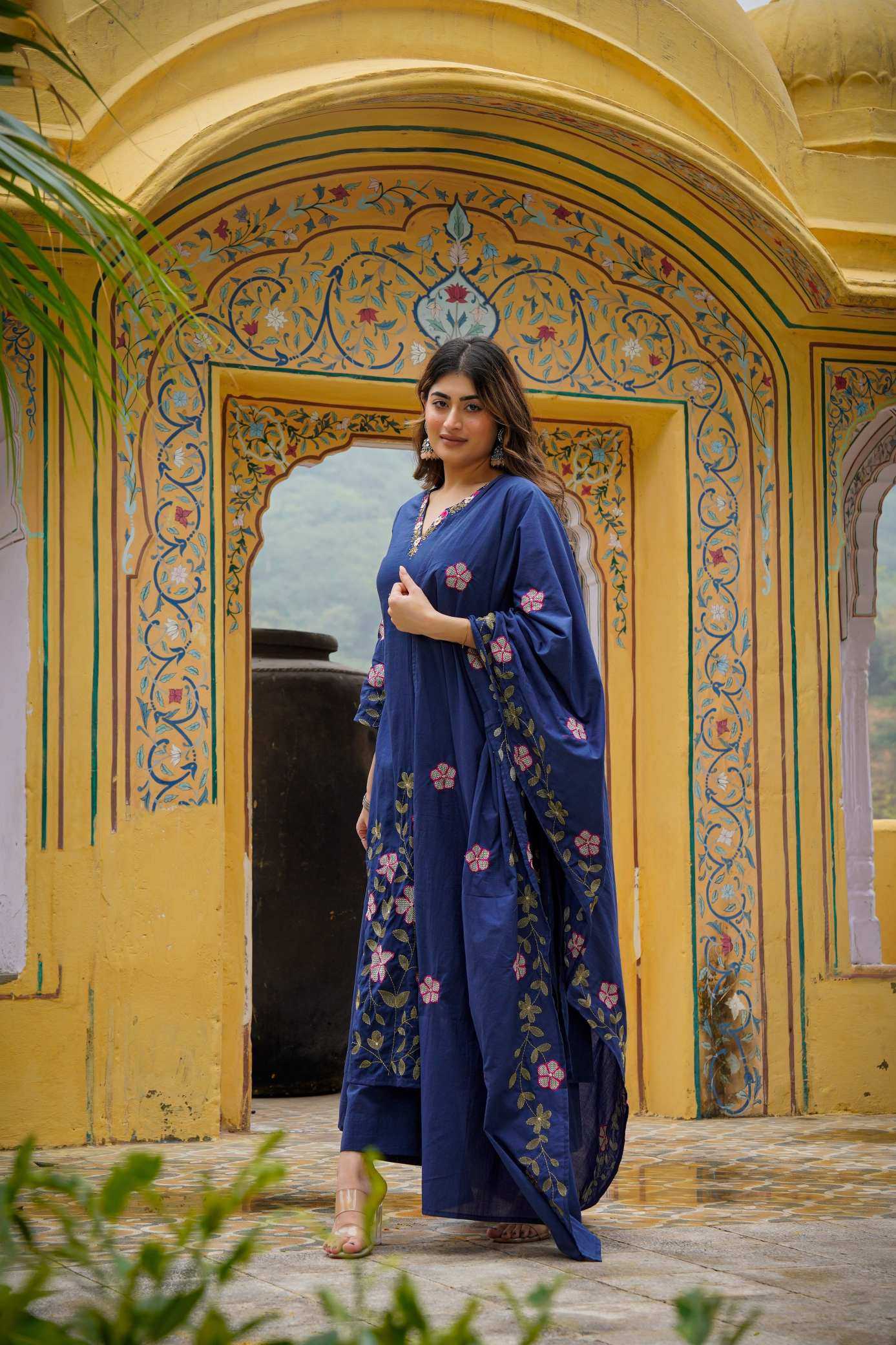 Chanderi Soft Ladies Suit