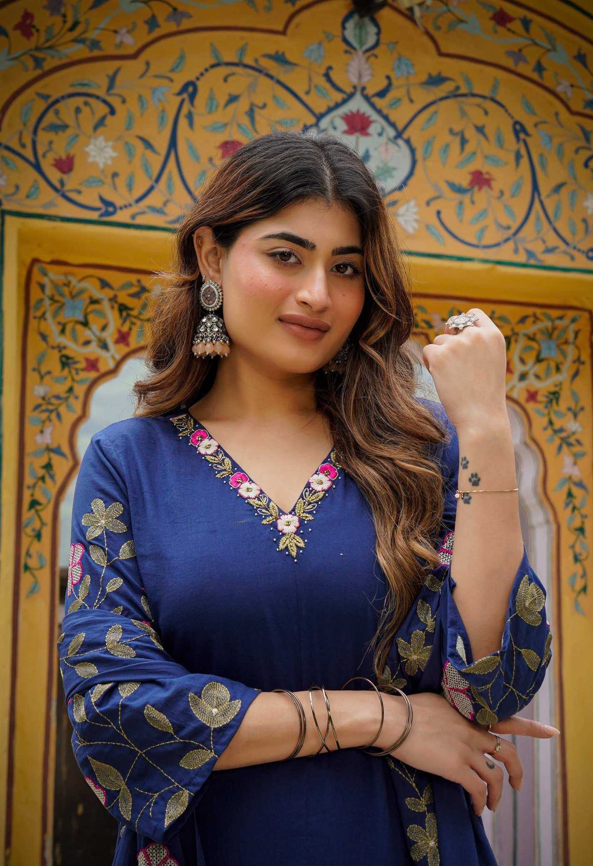 Chanderi Soft Ladies Suit