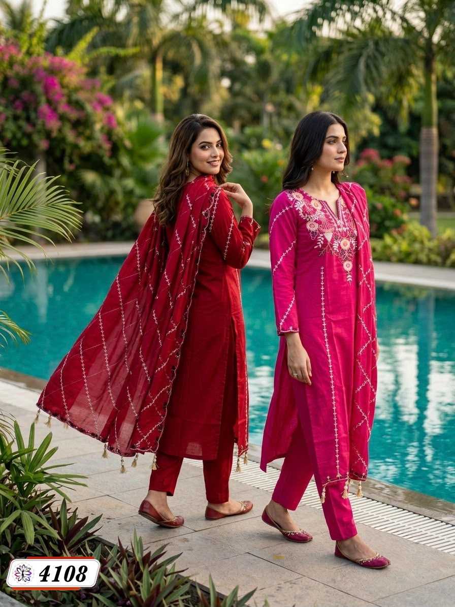 Heavy Roman Silk Designer Kurti