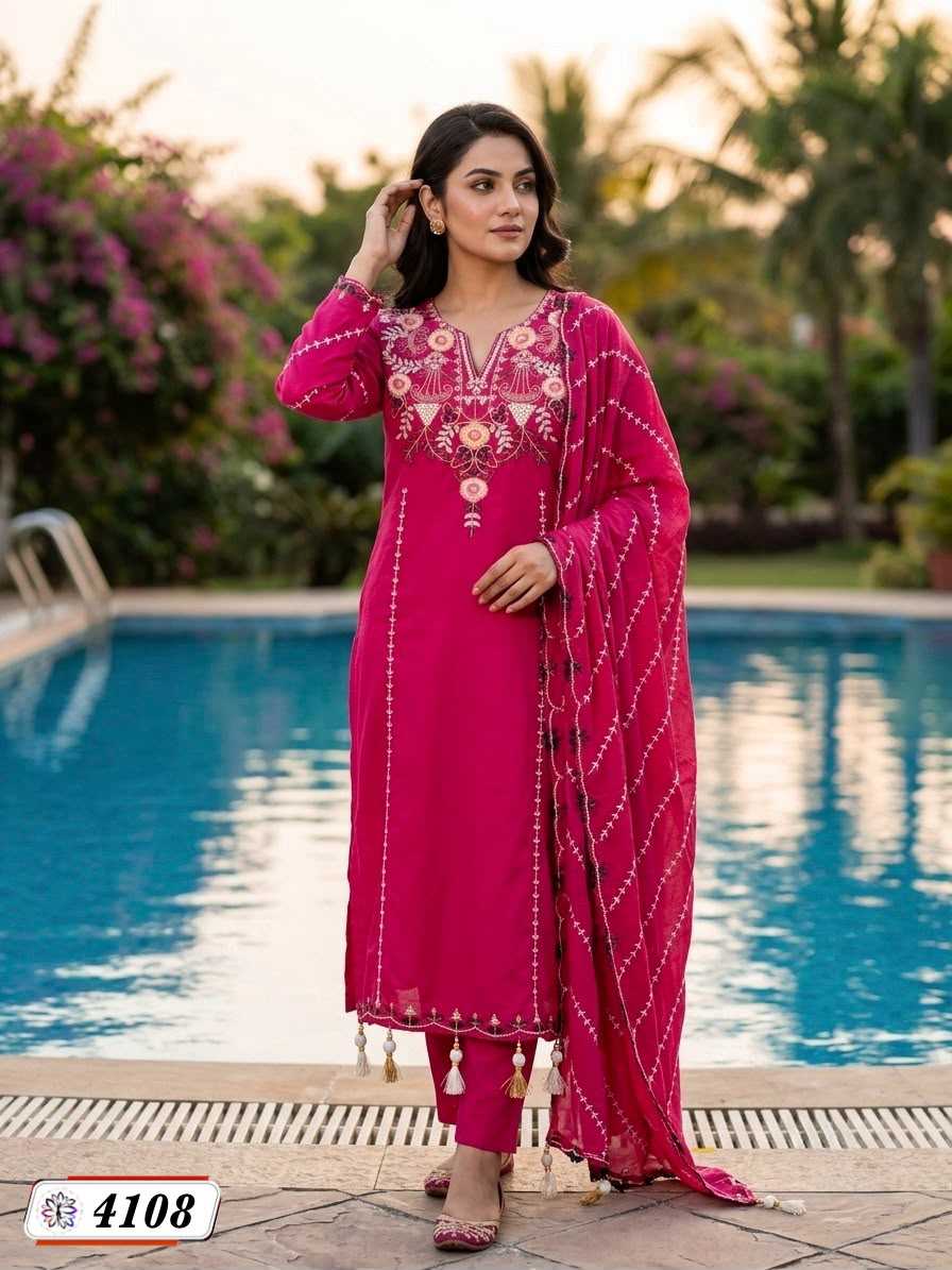 Heavy Roman Silk Designer Kurti