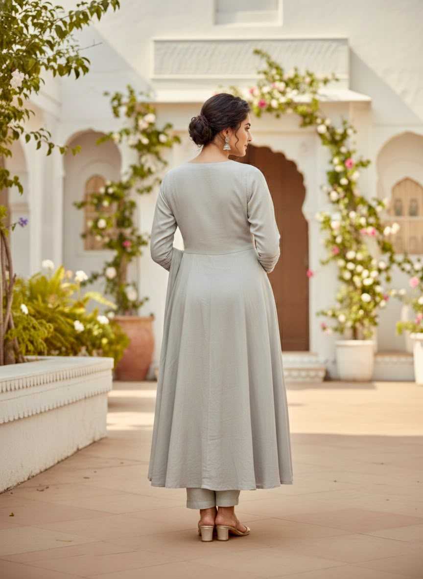Cotton Embroidery Suit