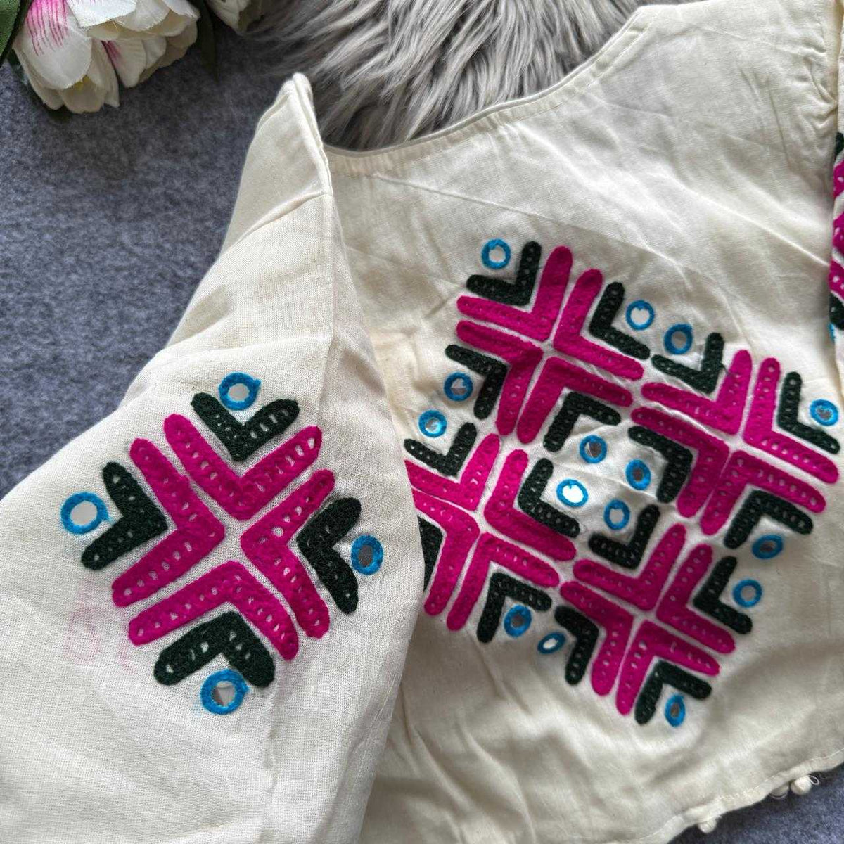 Anaya Khadi Cotton Designer Blouse