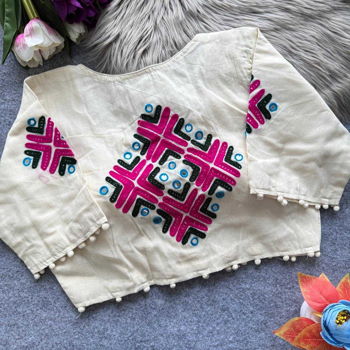 Anaya Khadi Cotton Designer Blouse