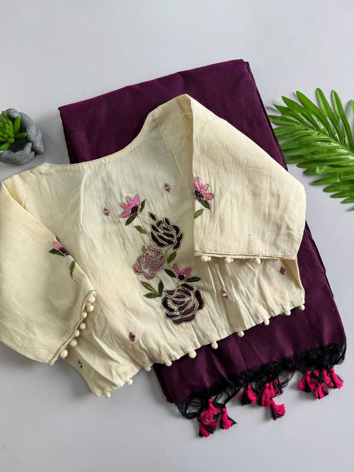Khadi Cotton Designer Blouse