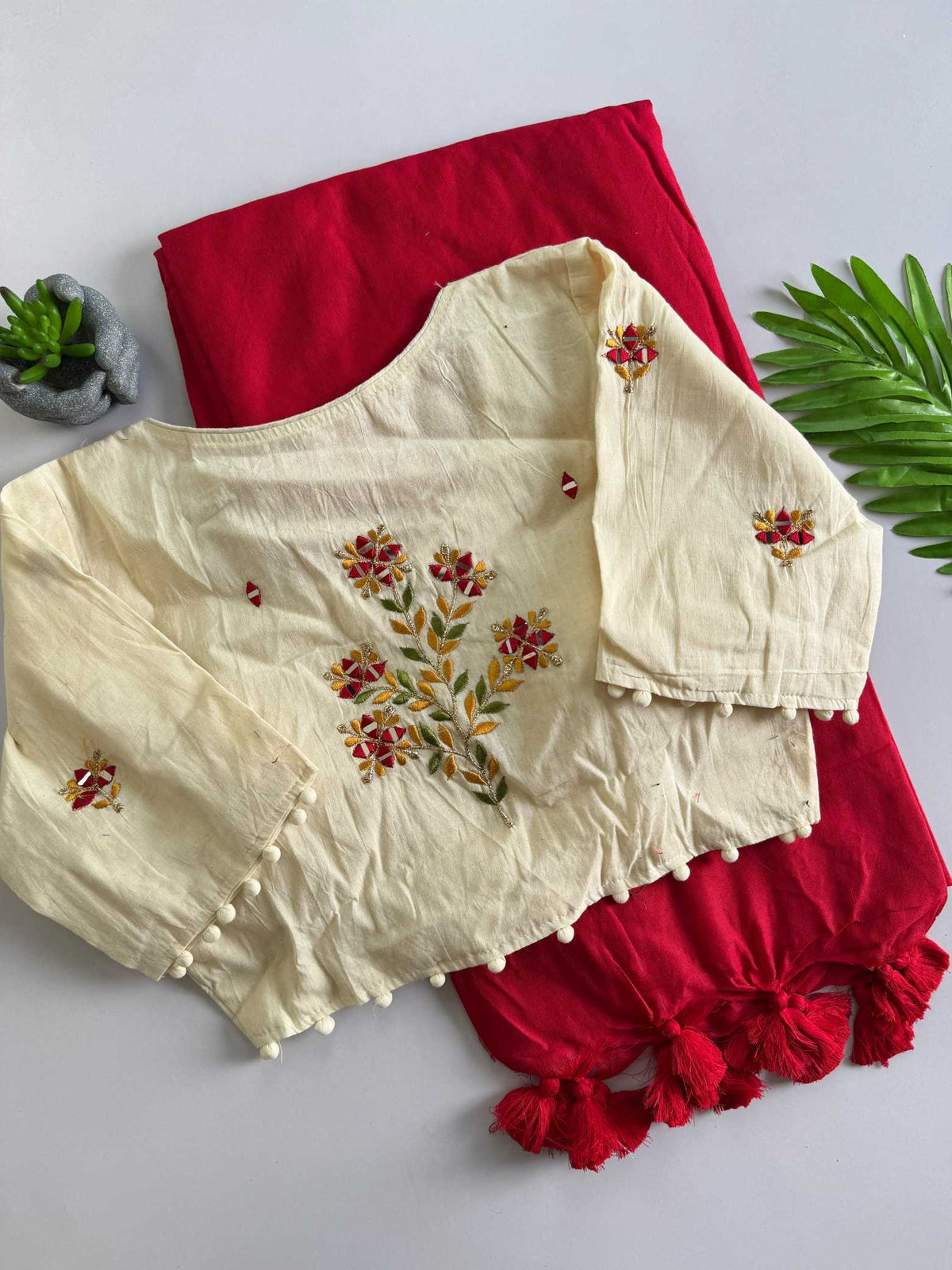 Khadi Cotton Designer Blouse