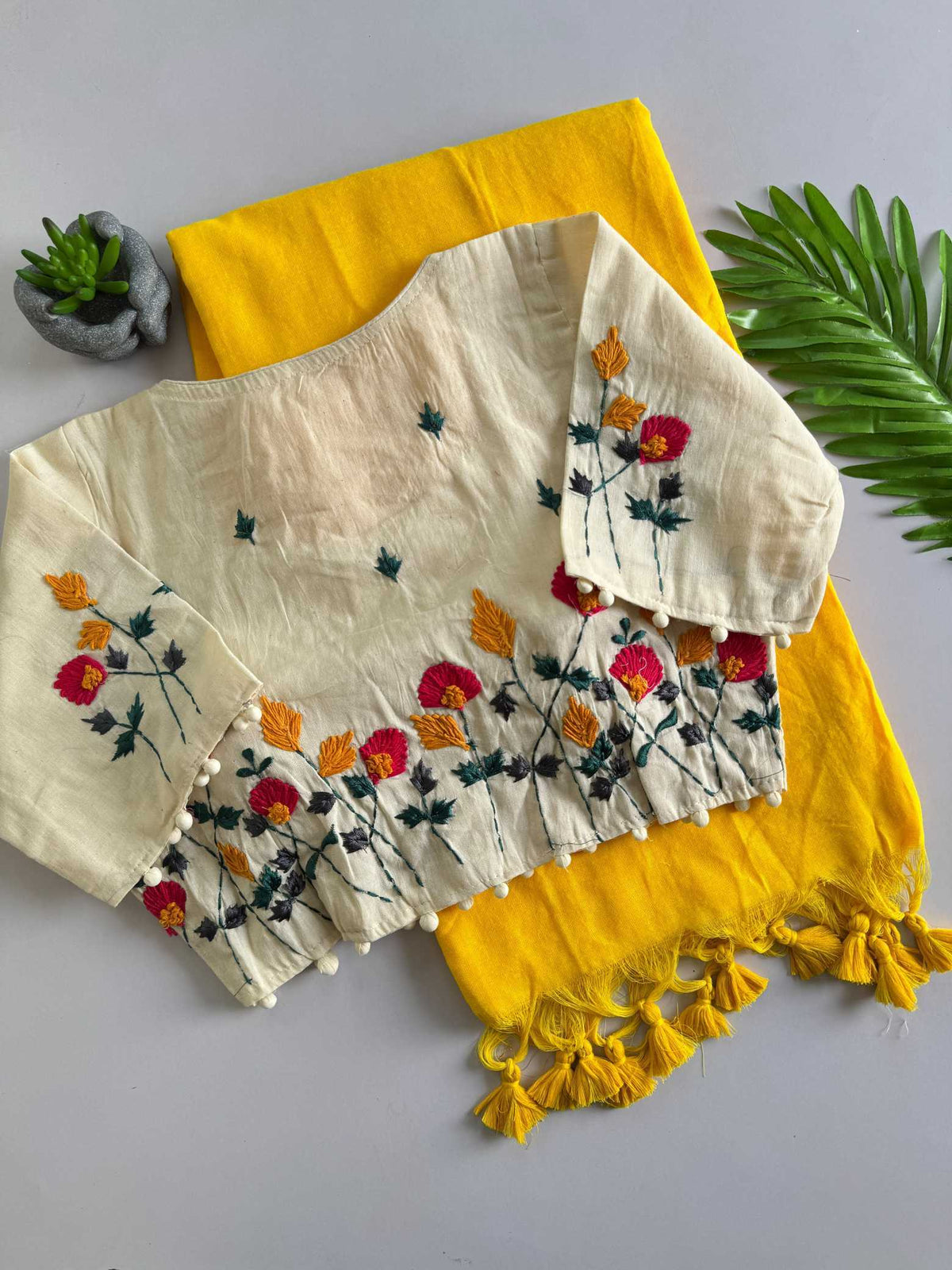 Khadi Cotton Designer Blouse