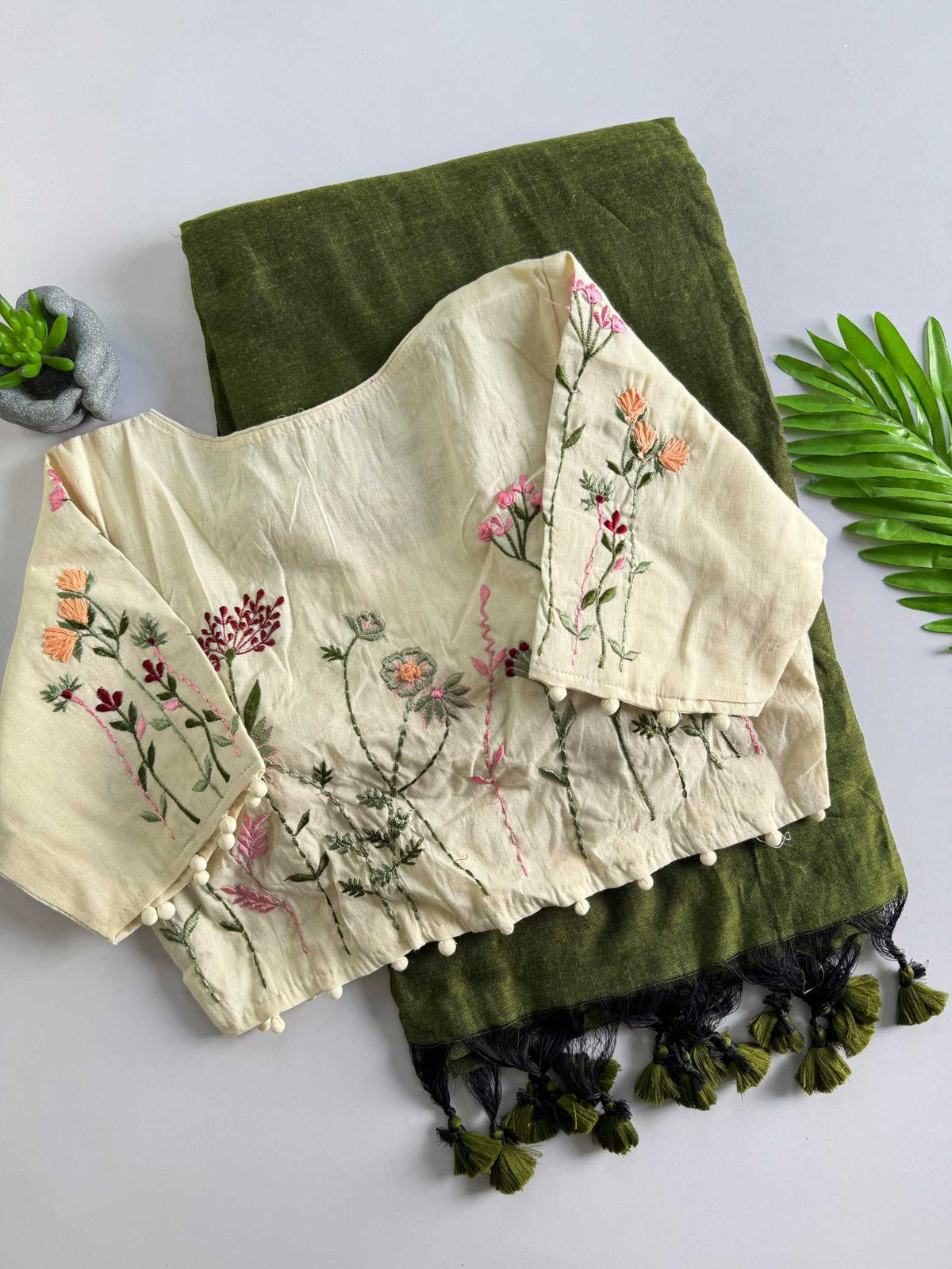 Khadi Cotton Designer Blouse