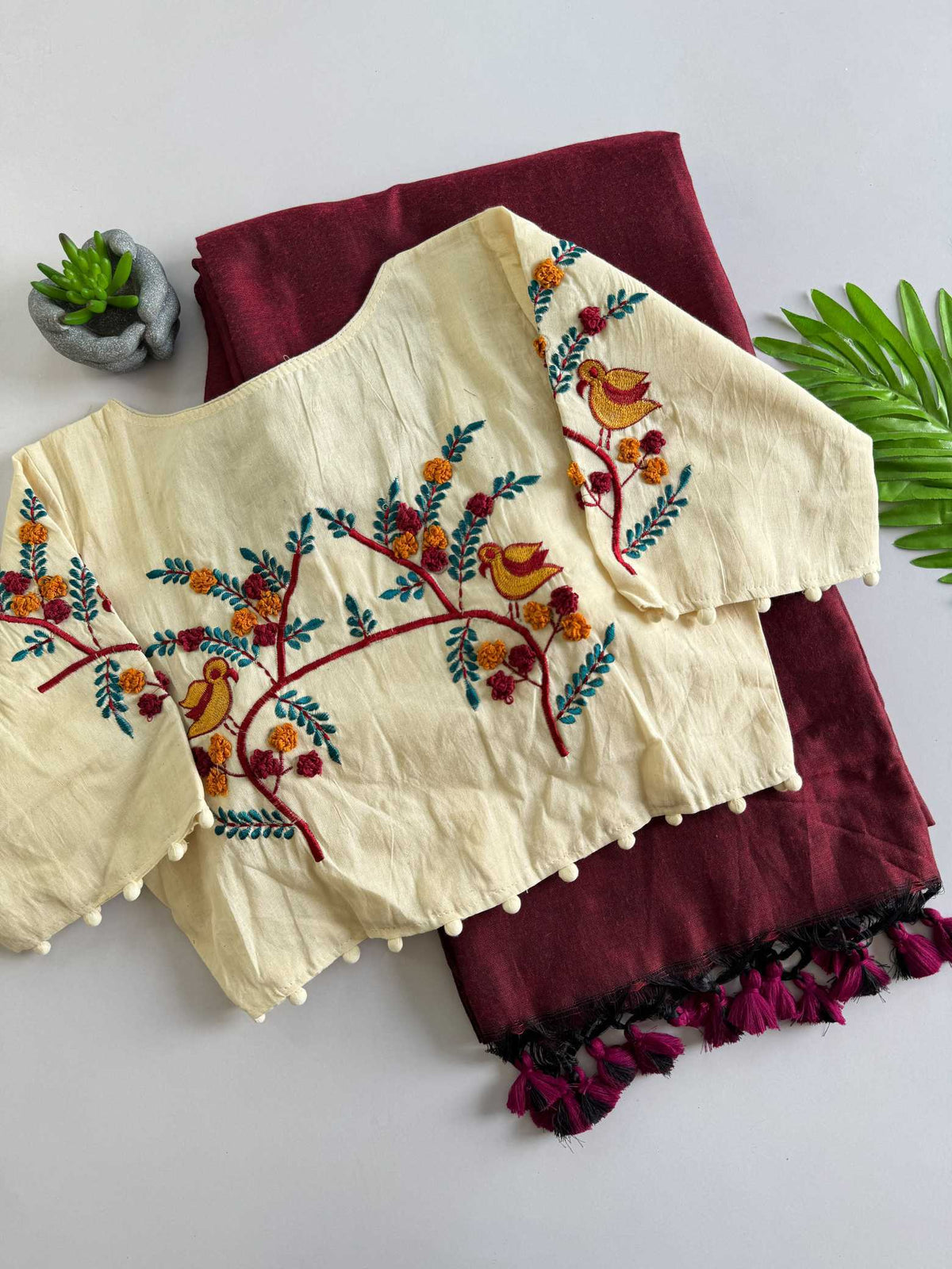 Khadi Cotton Designer Blouse