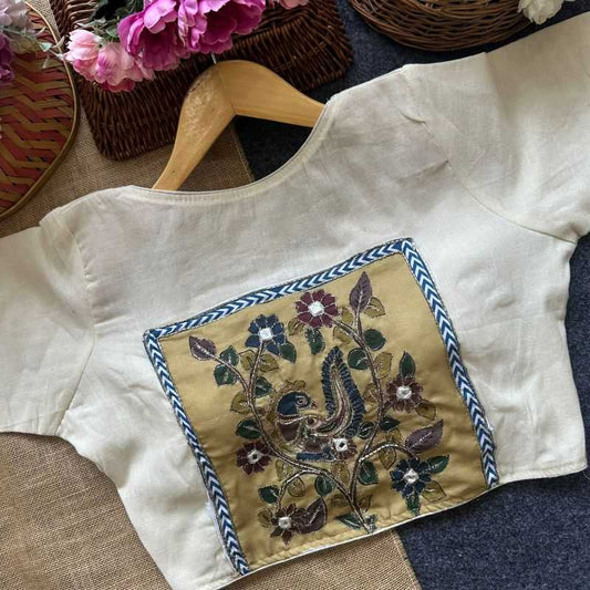 Bhavya Cotton Cambric Printed Blouse