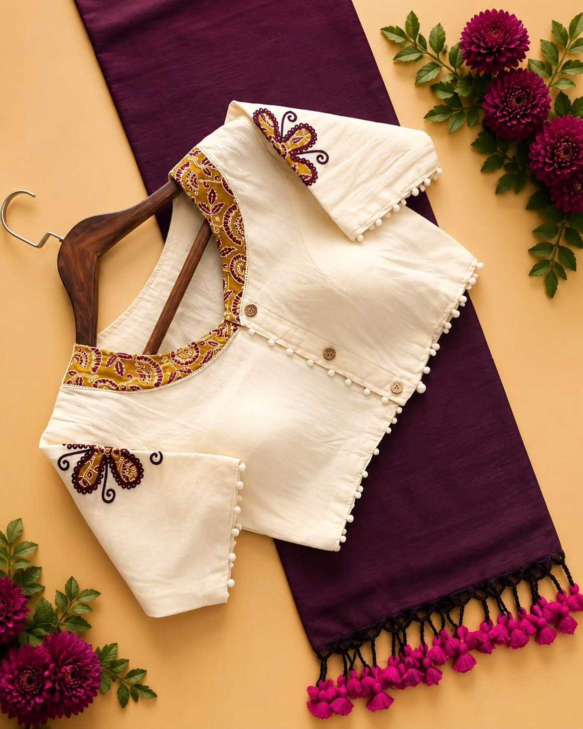 Diya Khadi Cotton Designer Blouse