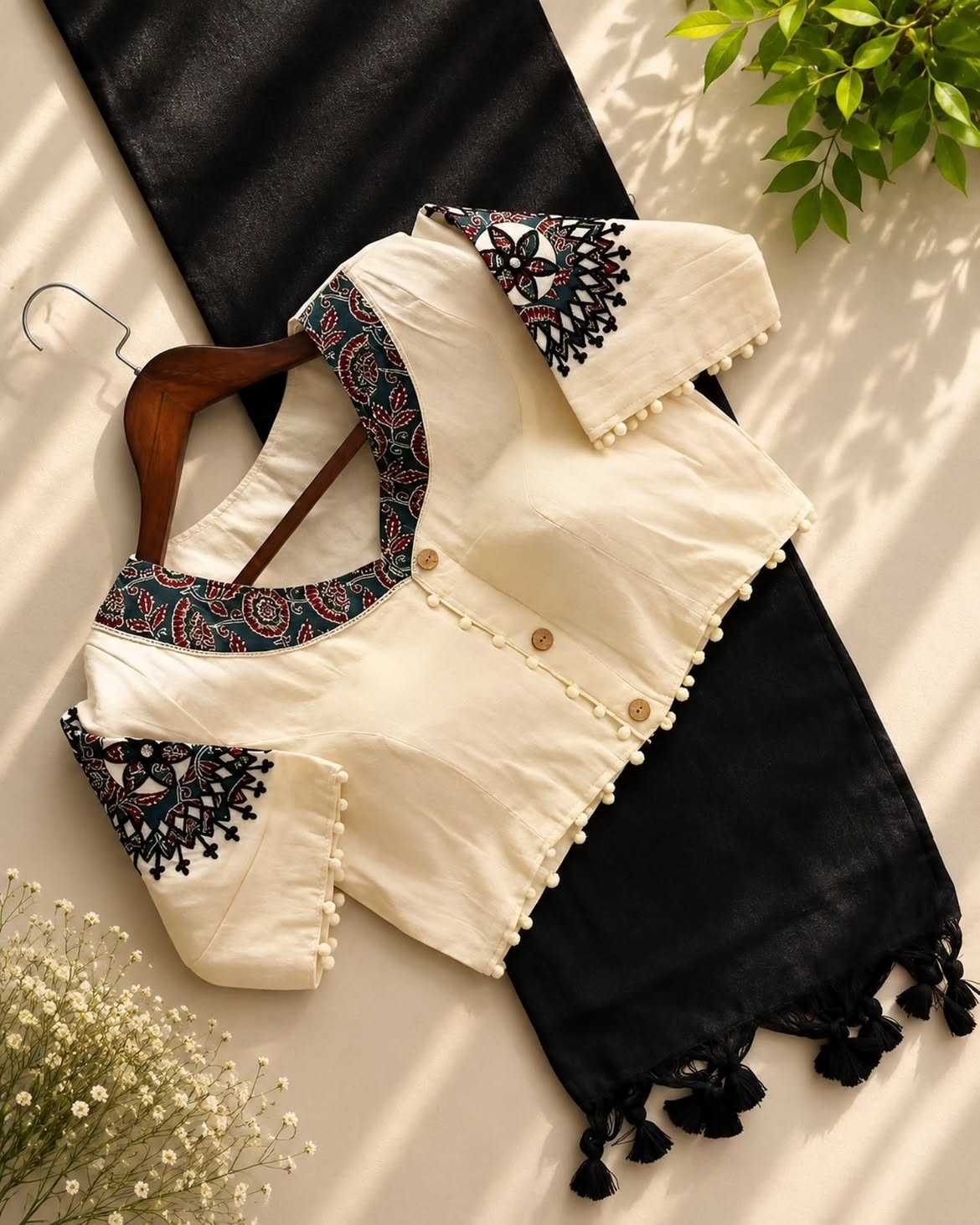 Diya Khadi Cotton Designer Blouse