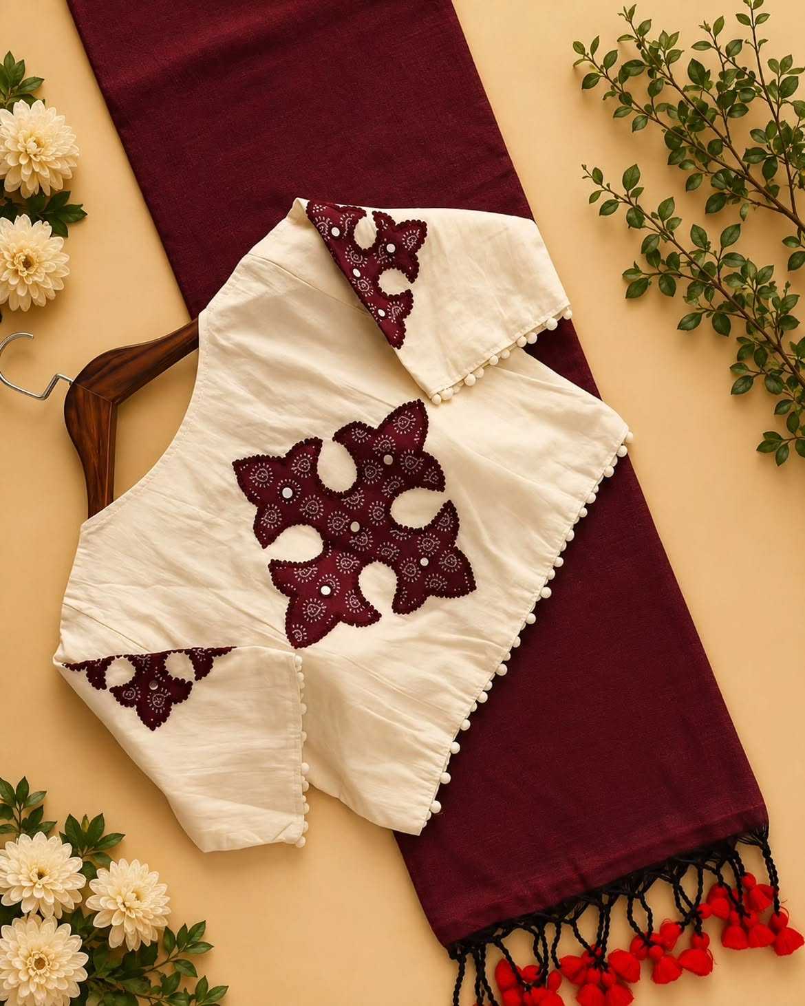 Diya Khadi Cotton Designer Blouse