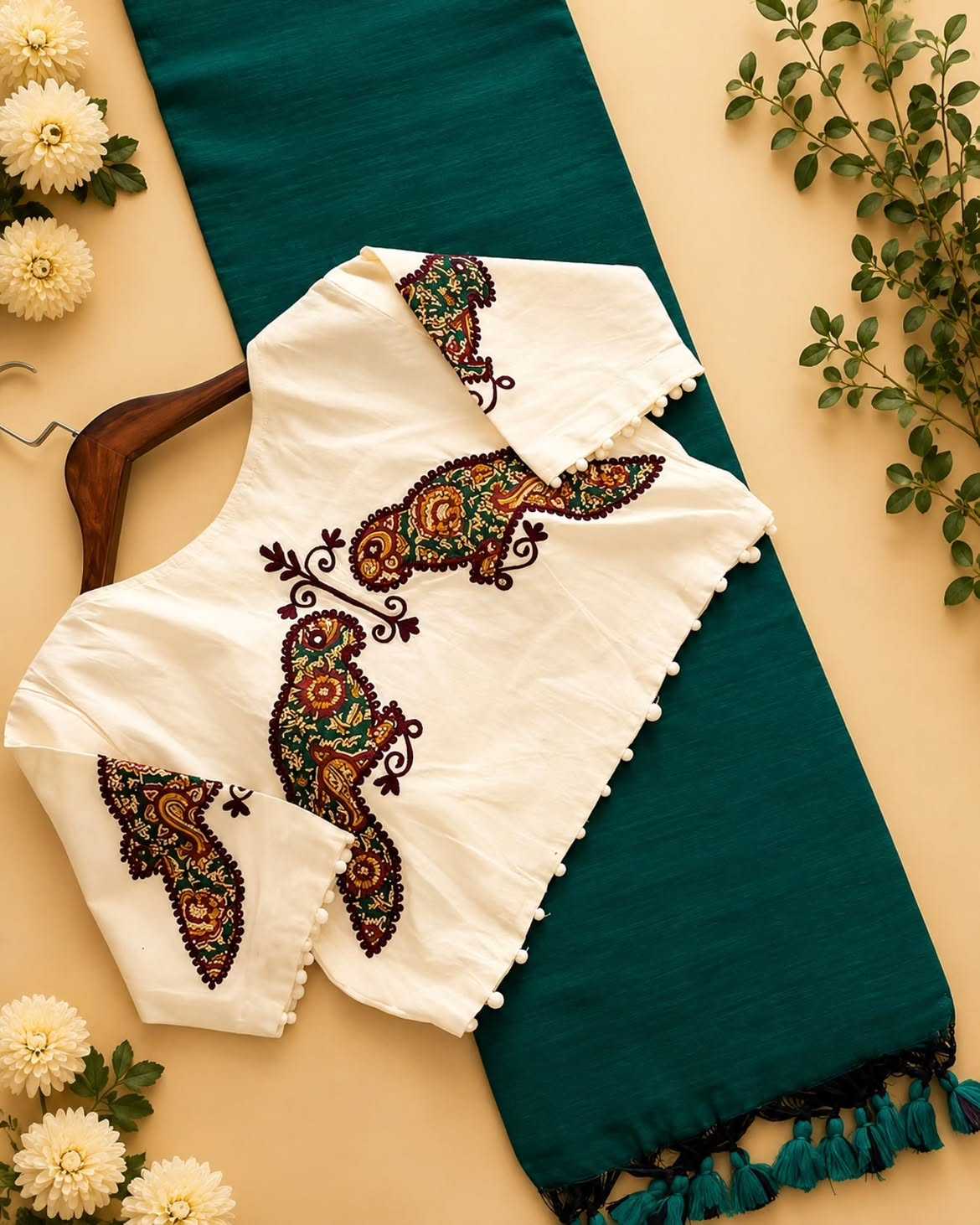 Diya Khadi Cotton Designer Blouse