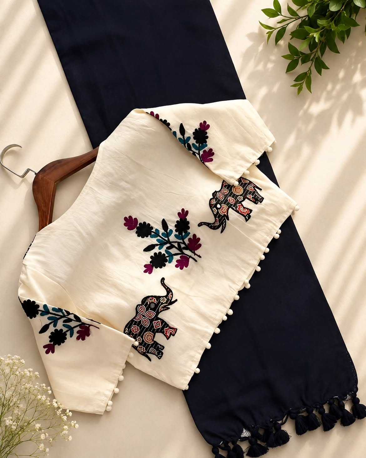 Diya Khadi Cotton Designer Blouse