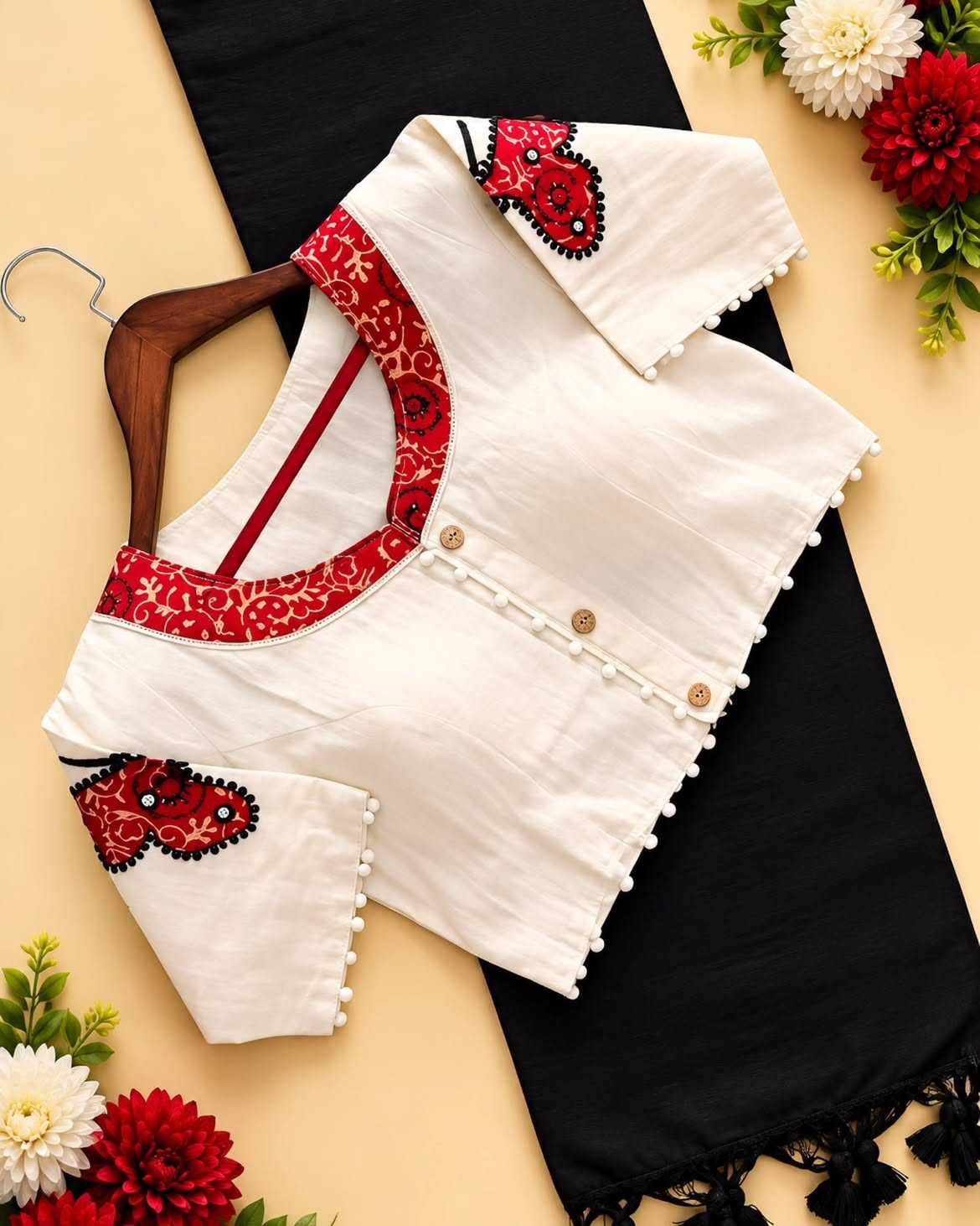 Diya Khadi Cotton Designer Blouse
