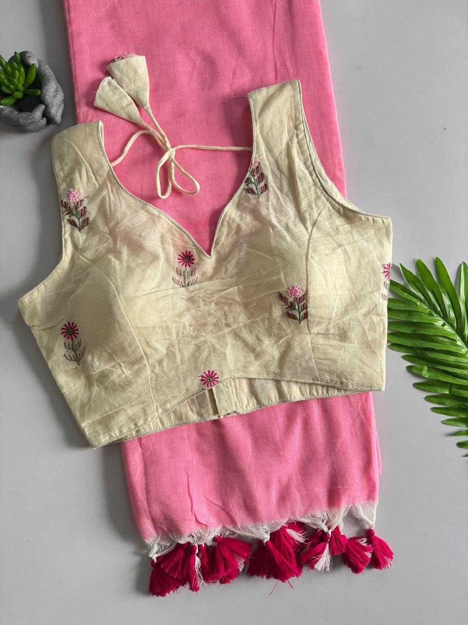 Khadi Cotton Designer Blouse JT-148336