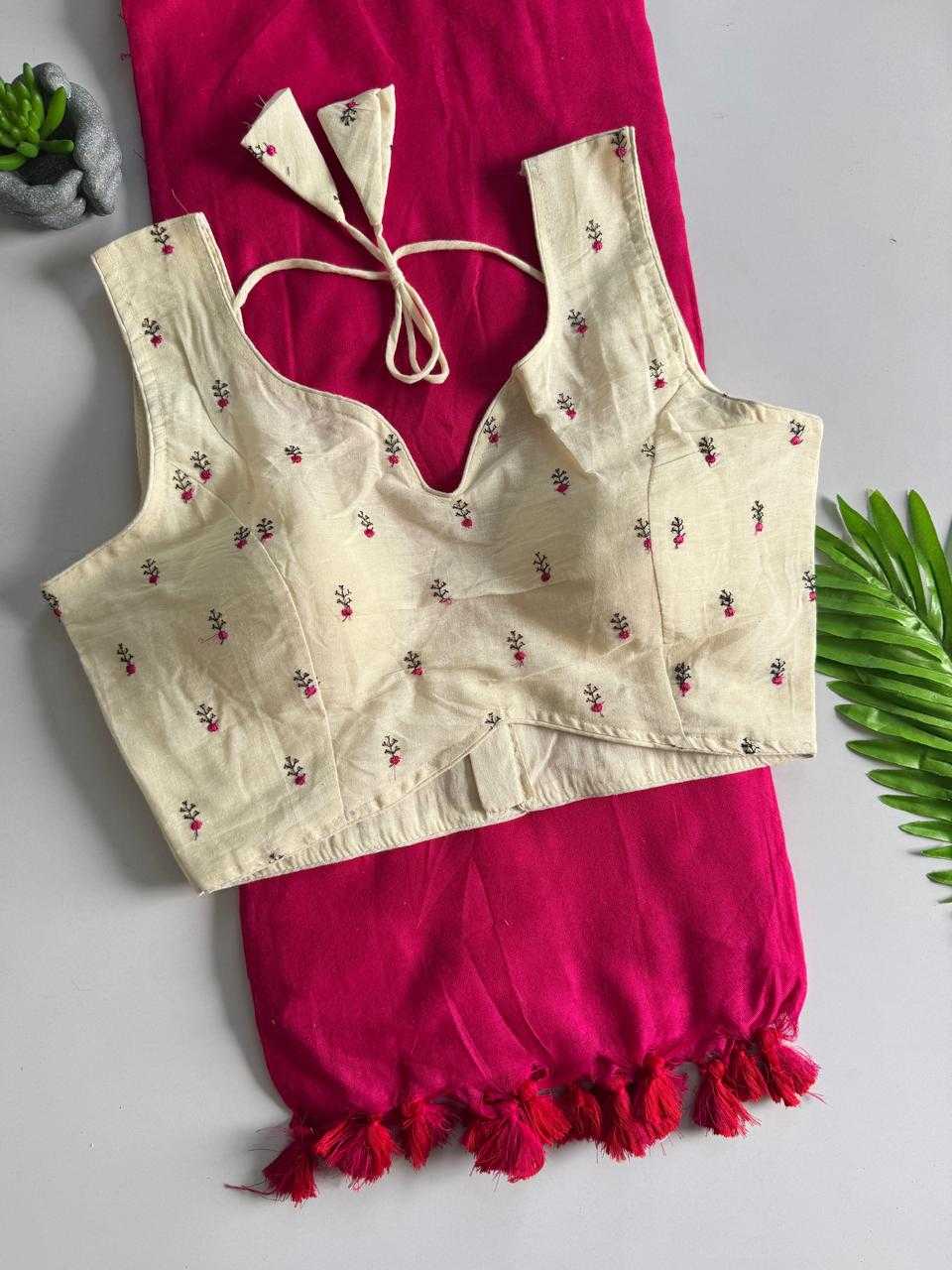 Khadi Cotton Designer Blouse JT-148336