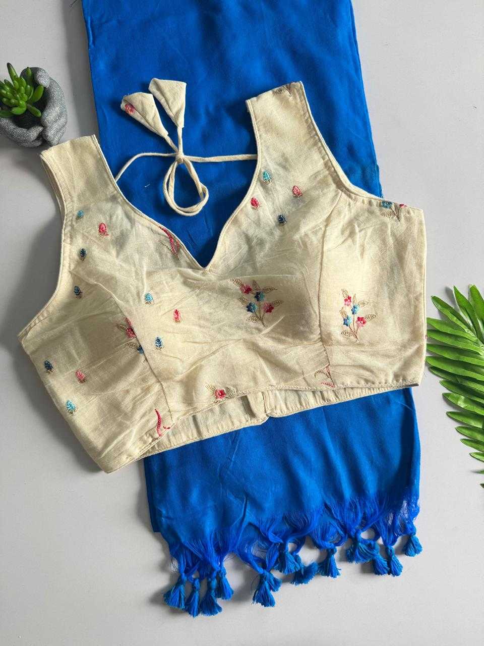 Khadi Cotton Designer Blouse JT-148336