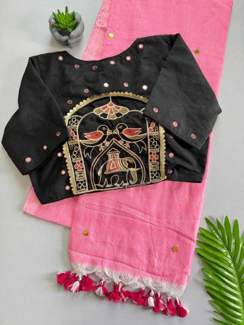 Khadi Cotton Designer Blouse JT-147010