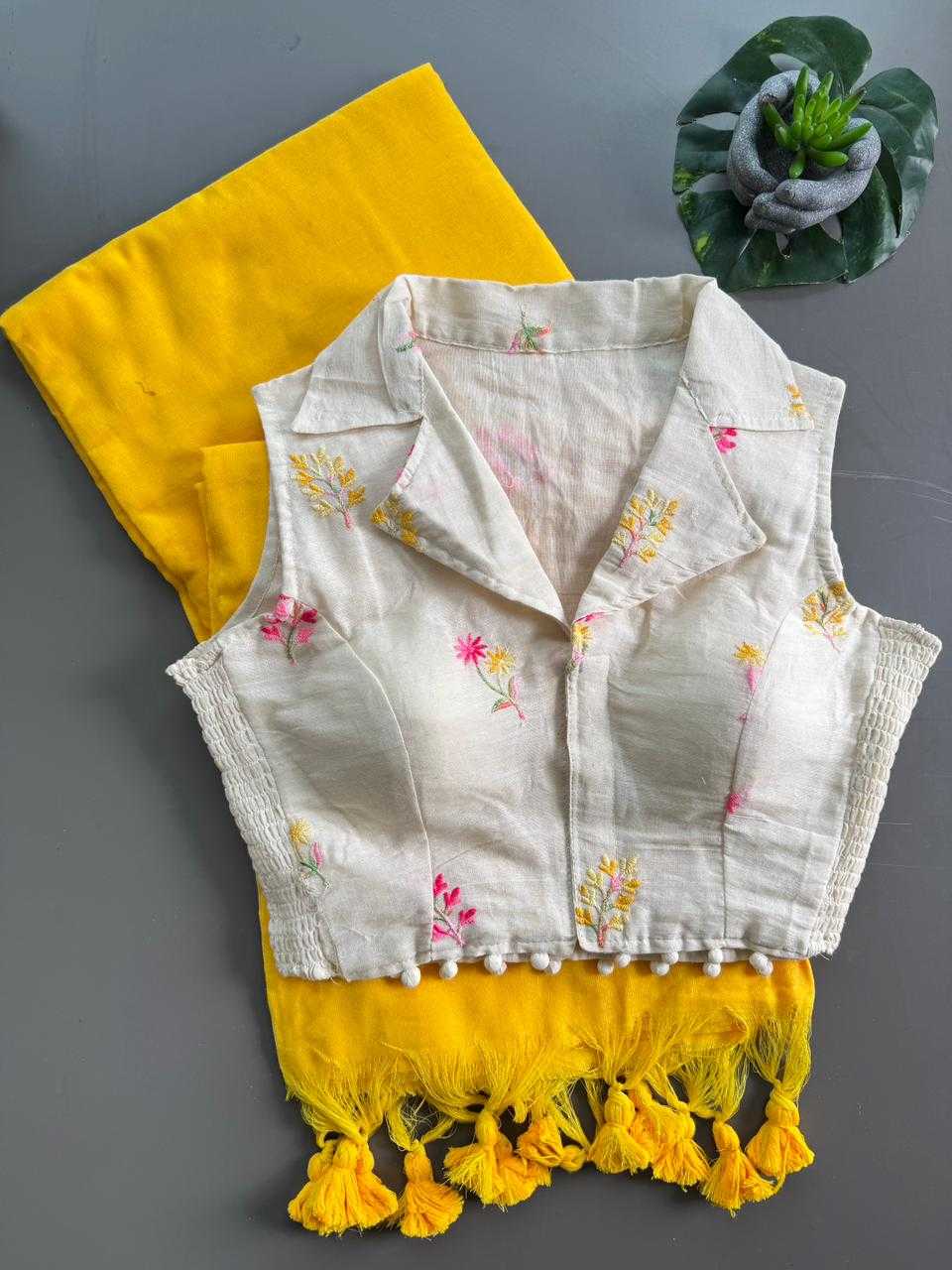 Khadi Cotton Printed Blouse