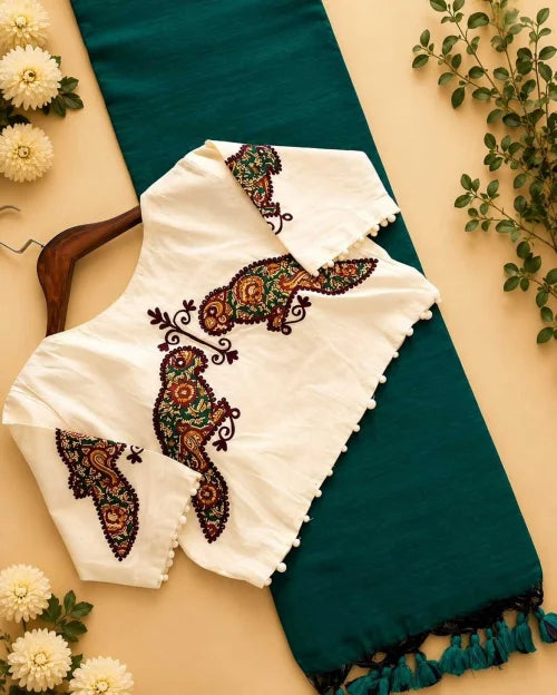 Khadi Cotton Designer Blouse