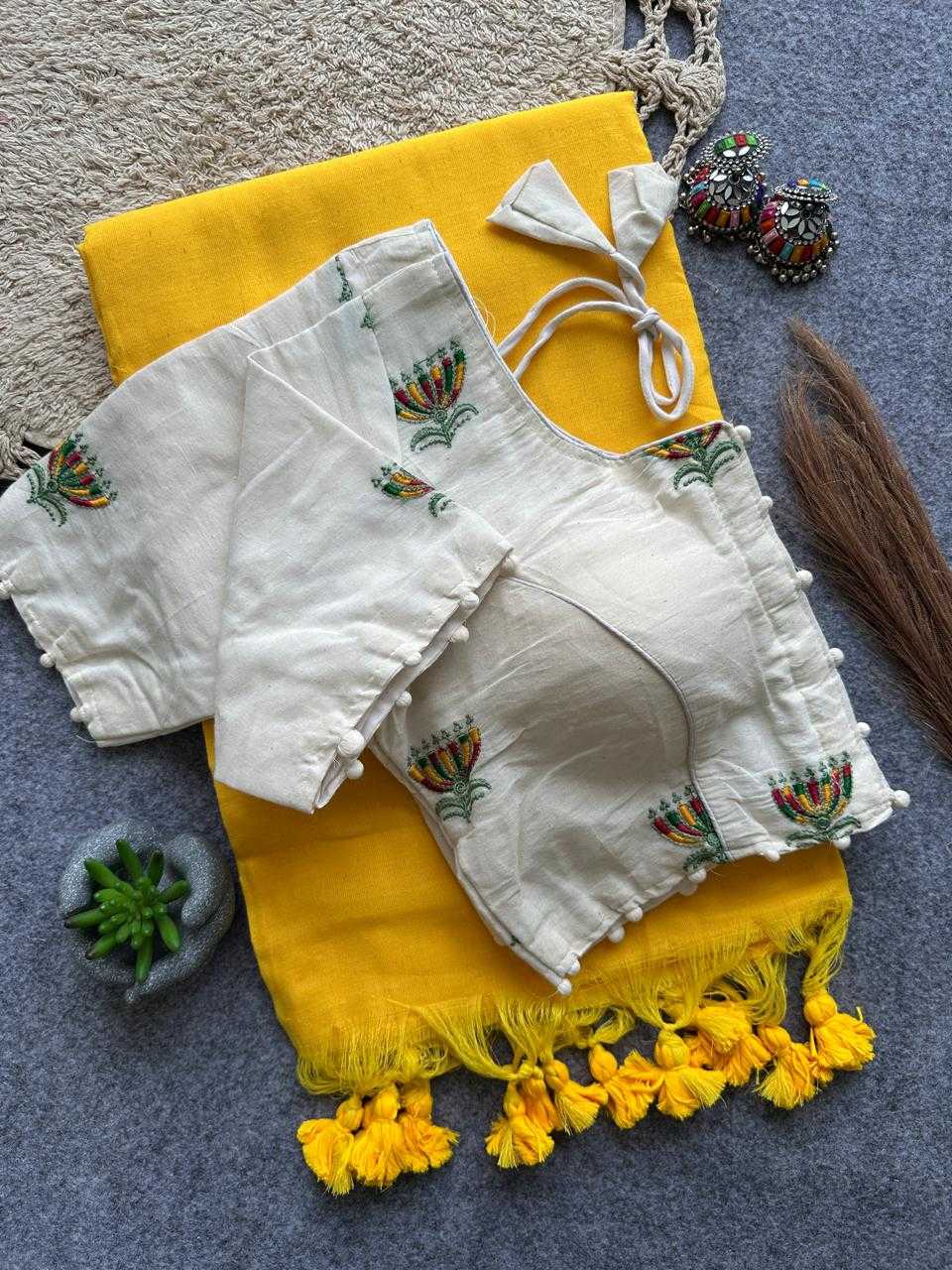 Ira Khadi Cotton Designer Blouse