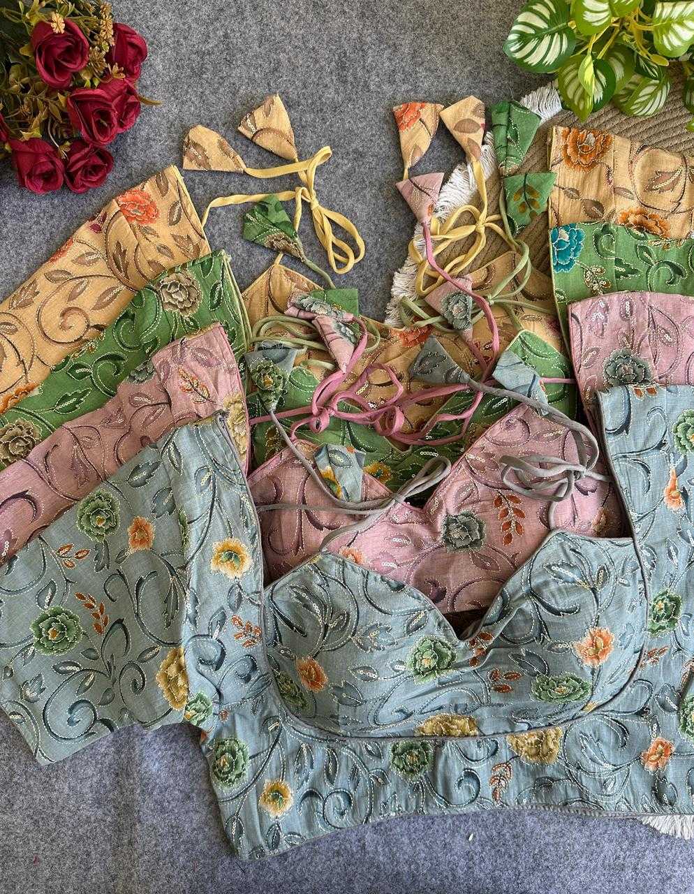 Ishani Khadi Printed Blouse