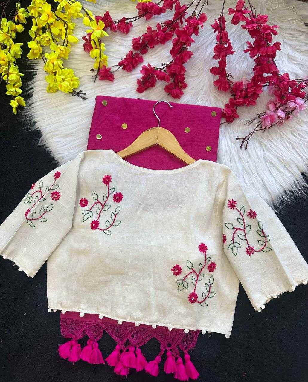 Katha Khadi Cotton Designer Blouse