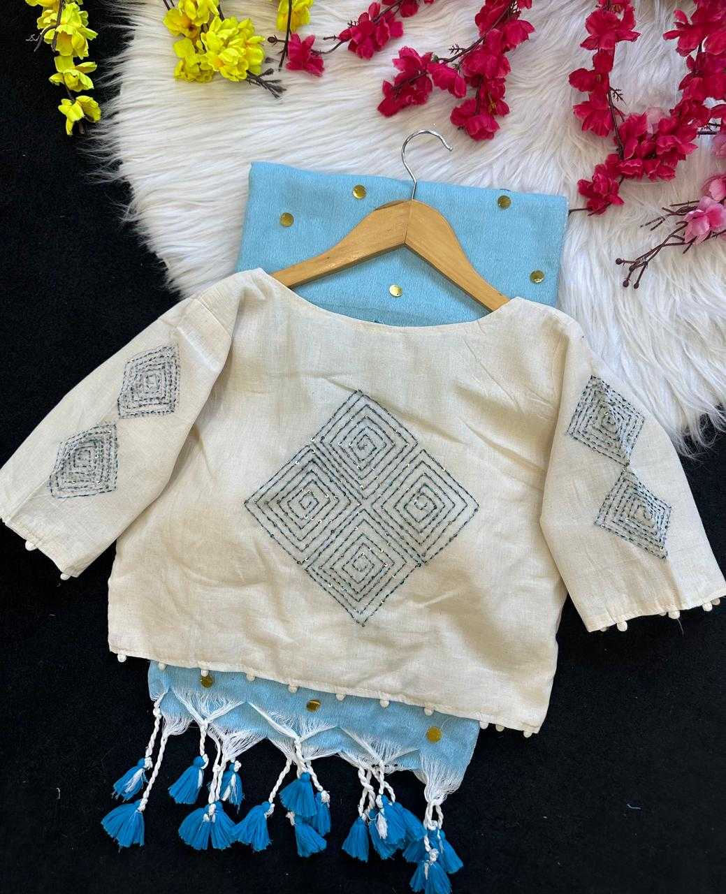 Katha Khadi Cotton Designer Blouse