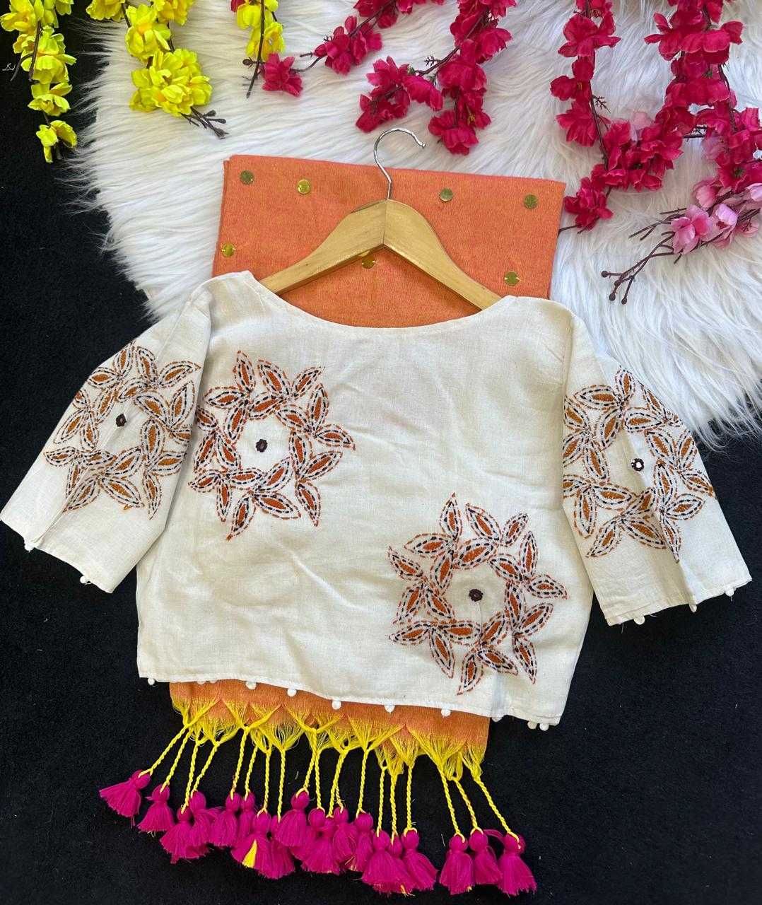 Katha Khadi Cotton Designer Blouse