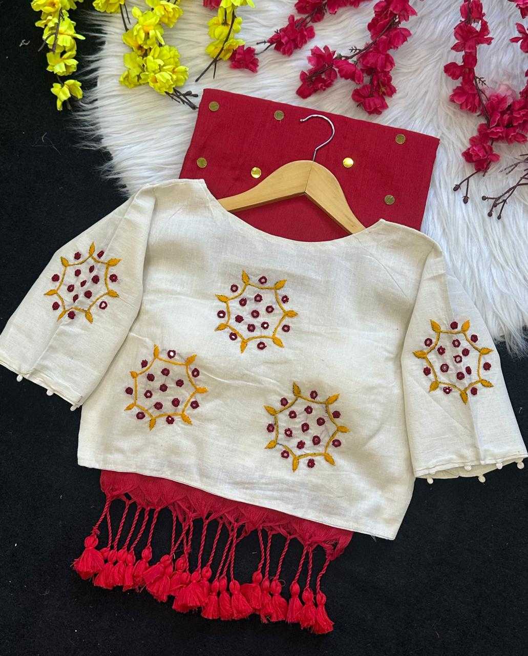 Katha Khadi Cotton Designer Blouse