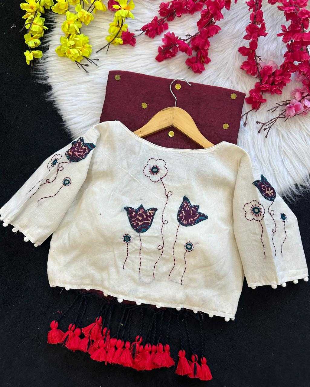 Katha Khadi Cotton Designer Blouse