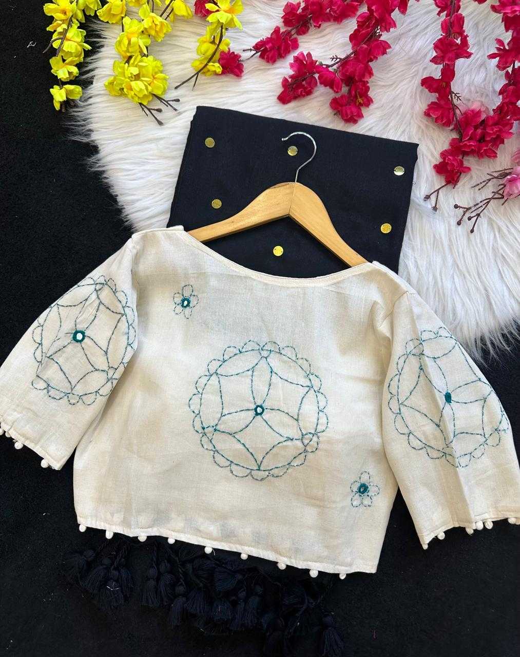 Katha Khadi Cotton Designer Blouse