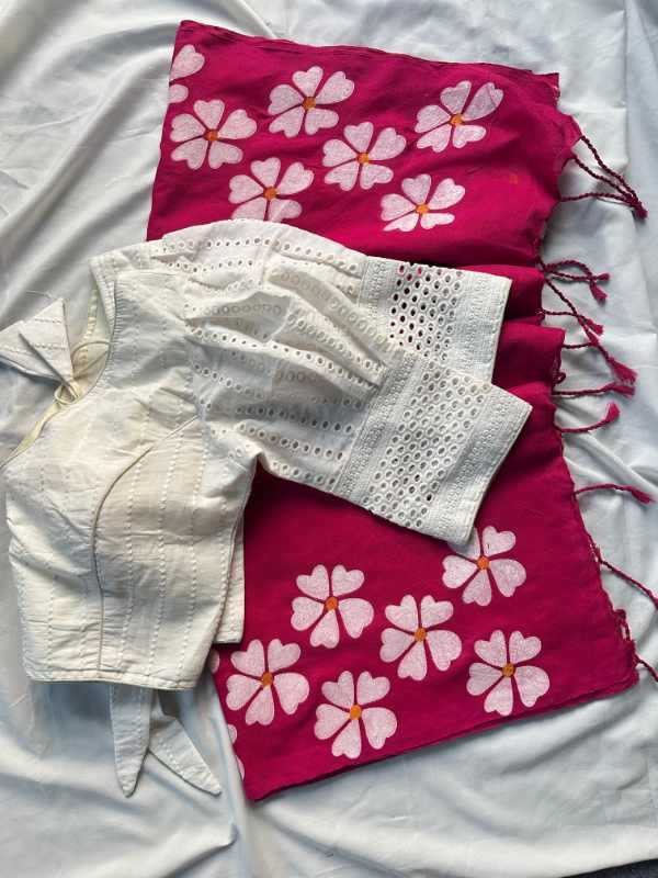 Khadi Cotton Designer Saree