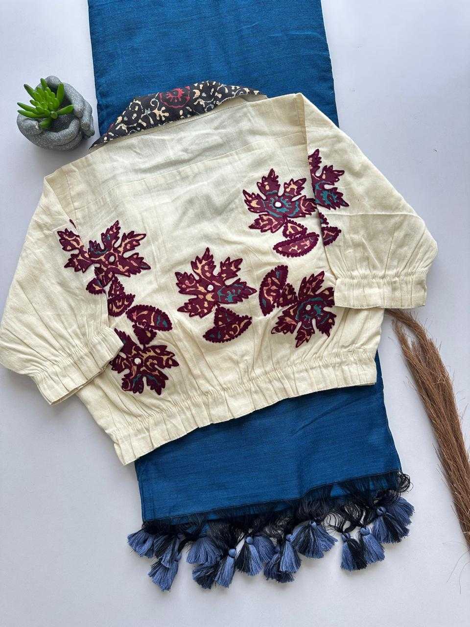 Mayera Khadi Cotton Printed Blouse