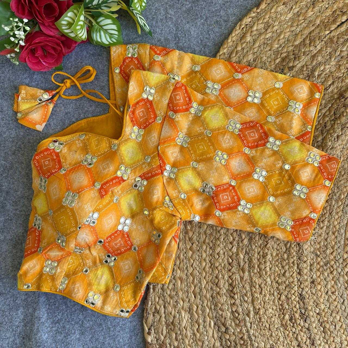 Pakhi Khadi Cotton Printed Blouse