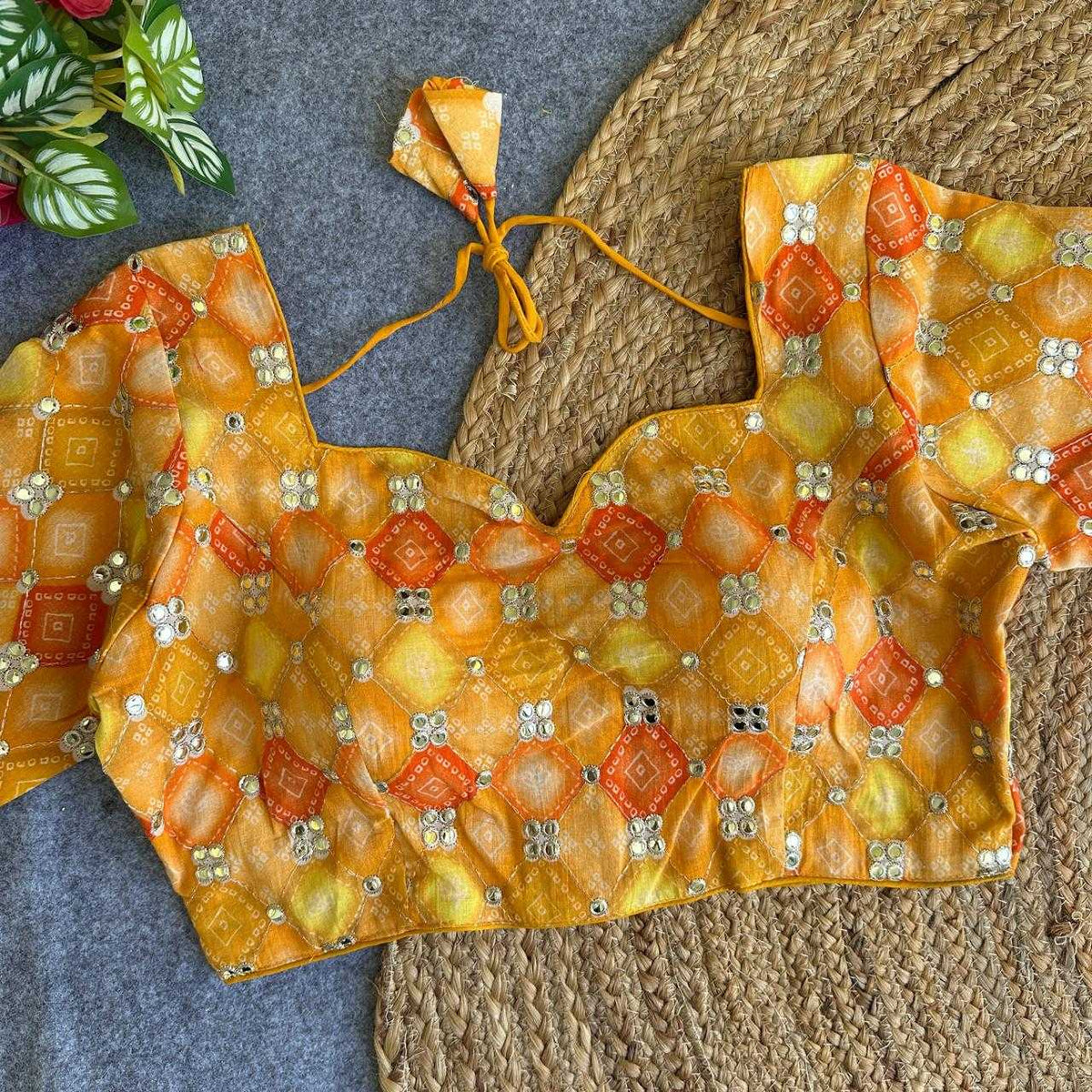 Pakhi Khadi Cotton Printed Blouse
