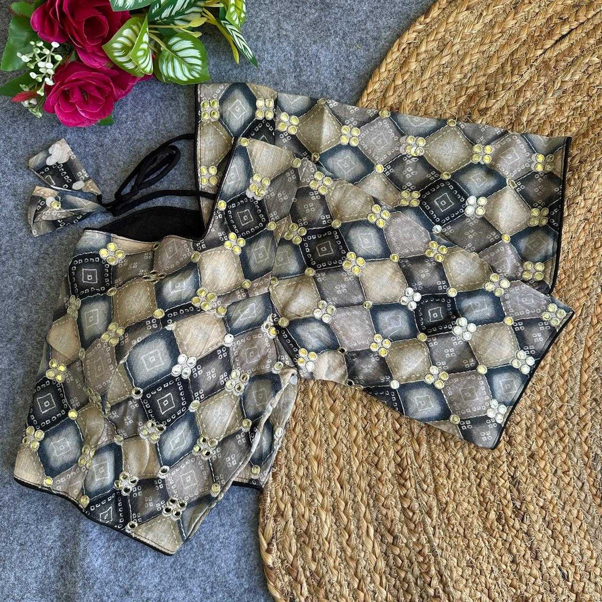 Pakhi Khadi Cotton Printed Blouse