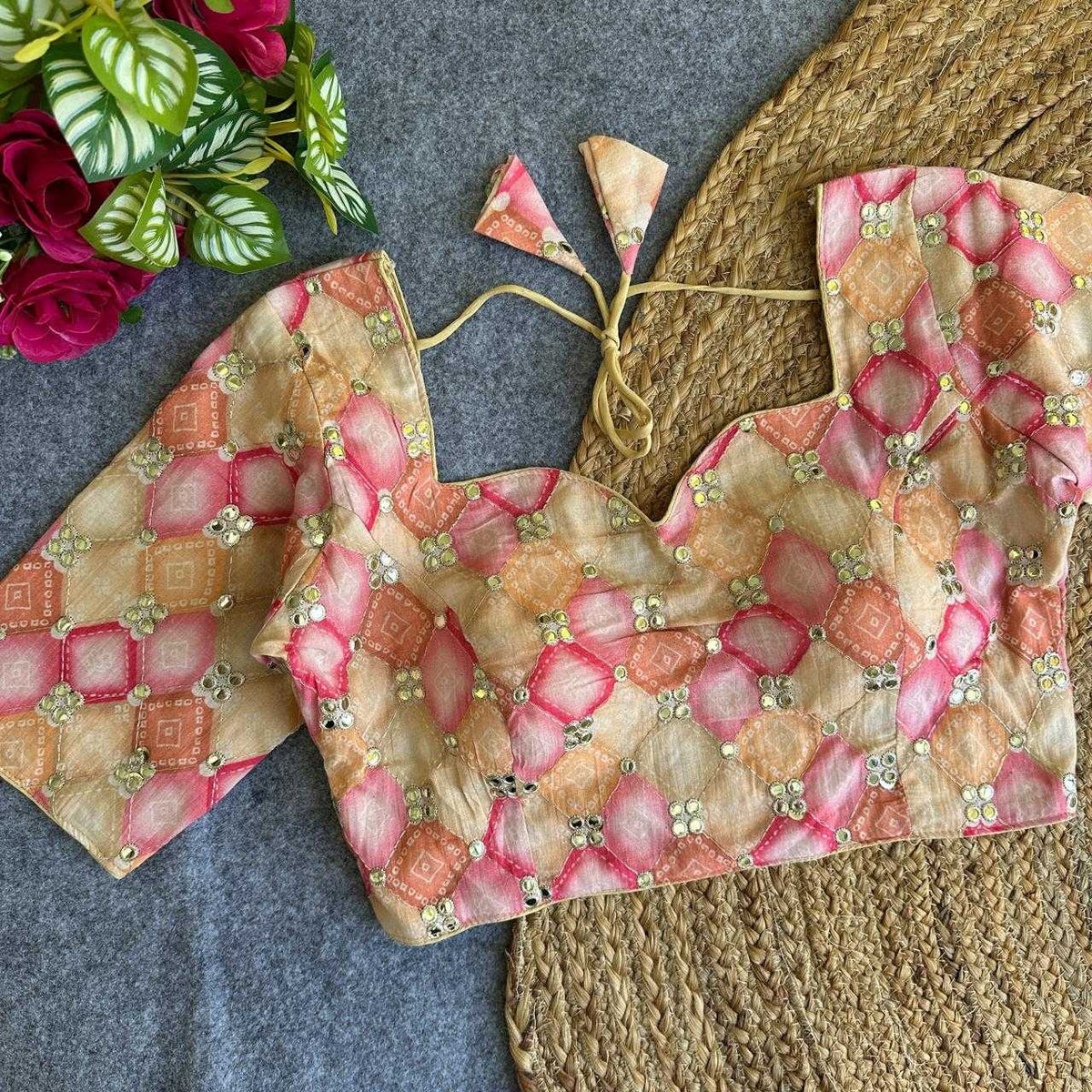 Pakhi Khadi Cotton Printed Blouse