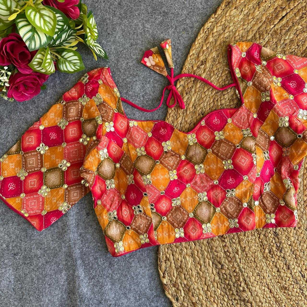 Pakhi Khadi Cotton Printed Blouse