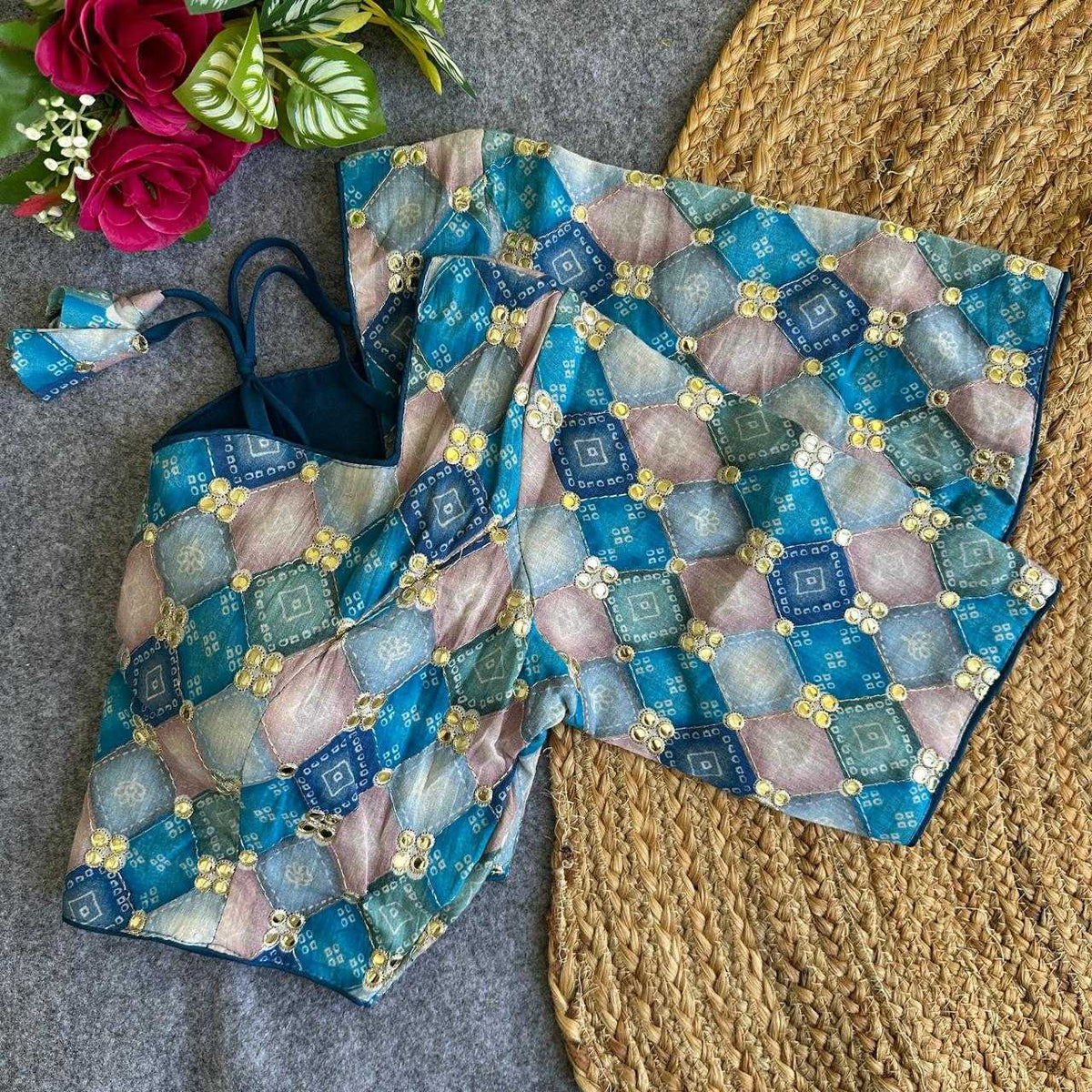 Pakhi Khadi Cotton Printed Blouse