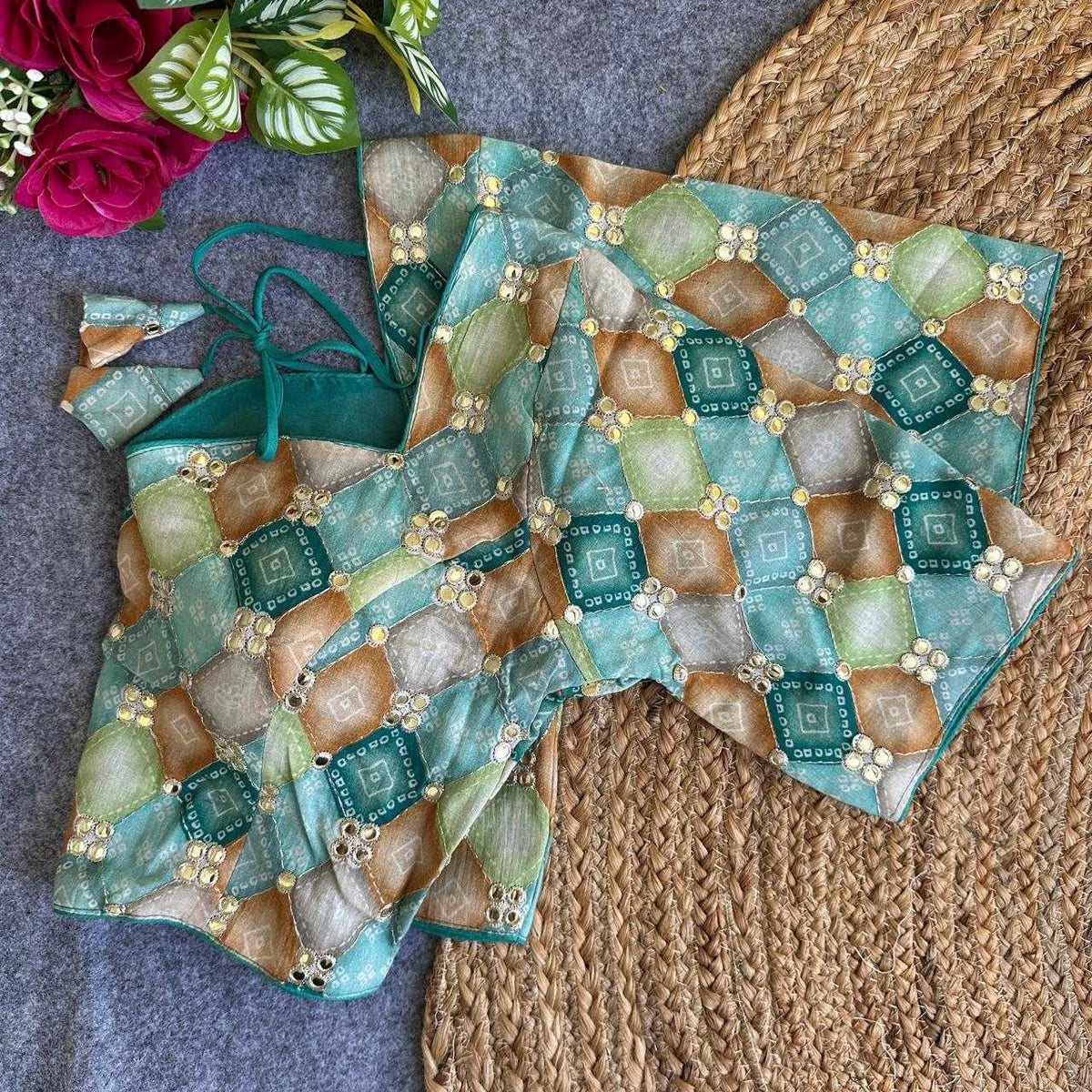 Pakhi Khadi Cotton Printed Blouse